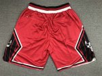 NBA Chicago Bulls 21-22 city just don shorts Rouge